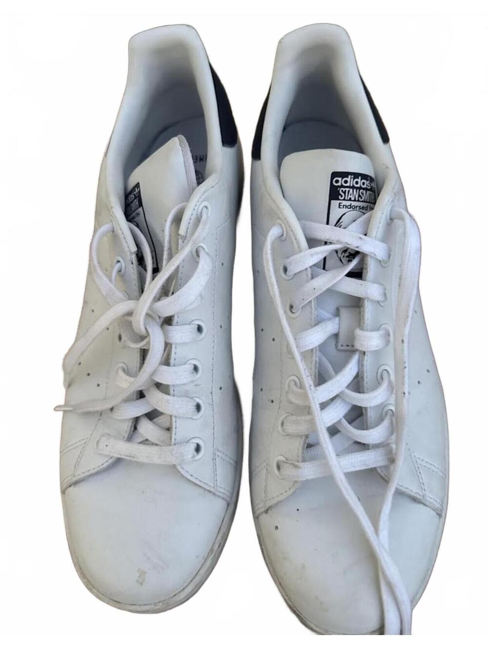 Adidas Stan Smith White Navy Sneakers 9